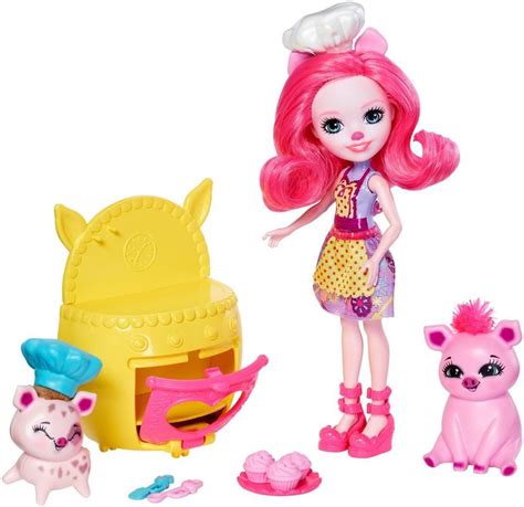 Enchantimals Dolls — Baking Buddies Petya Pig Streusel And Nisha The