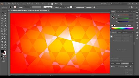 How To Create A Nice Background In Adobe Illustrator Part 1 Youtube