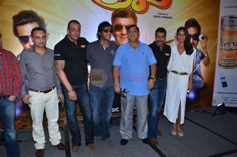 Sanjay Dutt David Dhawan Ajay Devgn Lisa Haydon Chunky Pandey At