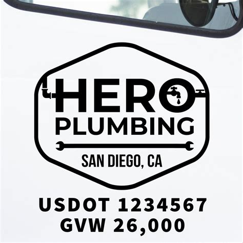 Plumbers with these companies must be experts on reading the whole building structure to while ranking the largest plumbing companies in the usa, we did not separate the biggest plumbing. Plumbing Company Truck Decal, 2 Pack | Plumbing companies ...