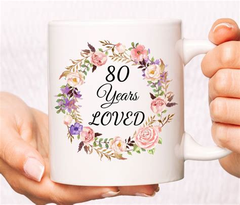 80th Birthday Ts For Women T For 80 Year Old Female 80 Etsy 80th Birthday Ts Mom