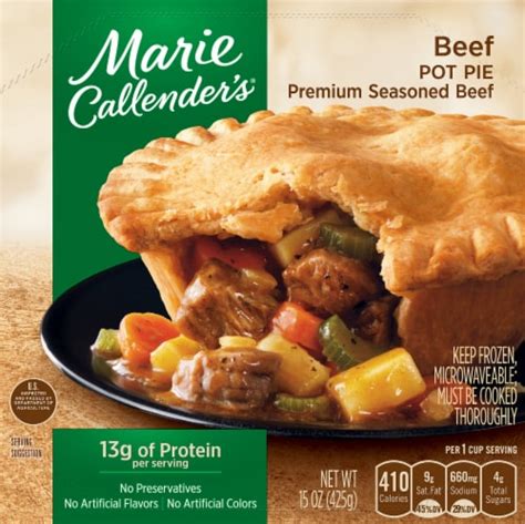 Marie Callenders Beef Pot Pie Frozen Meal 15 Oz Ralphs