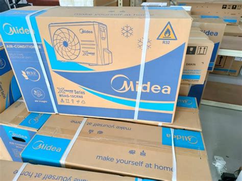 Midea Air Cond 1hp Ready Stock Free Installation Furniture Home