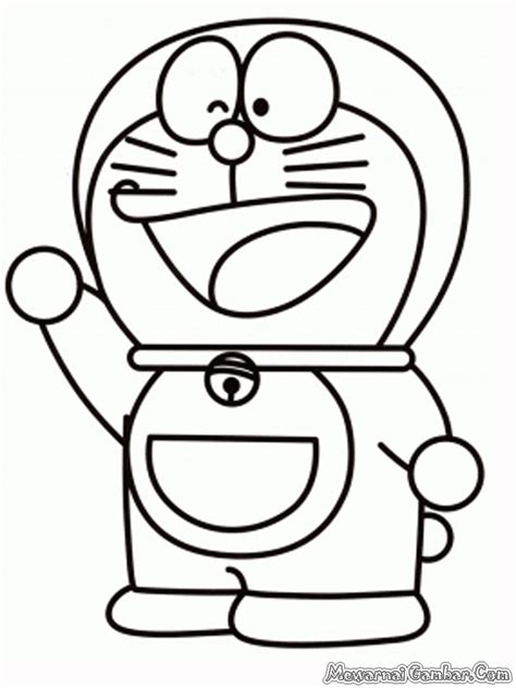 Mewarnai Gambar Doraemon Mewarnai Gambar Reverasite