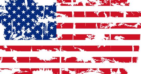 Distressed American Flag Illustrations Royalty Free Vector Graphics