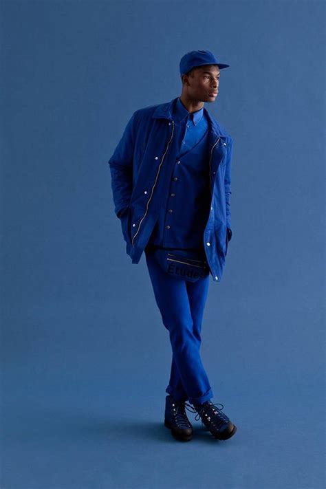 Etudes 2013 Fall Winter Out Of The Blue Lookbook Blue Outfit Men