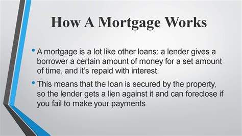 Mortgage And Types Of Mortgage Youtube