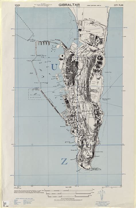 Rising up as an indomitable peak at the gateway between spain and the african coast, gibraltar is a unique destination with a life that goes beyond its surface. Spain City Plans AMS Topographic Maps - Perry-Castañeda Map Collection - UT Library Online
