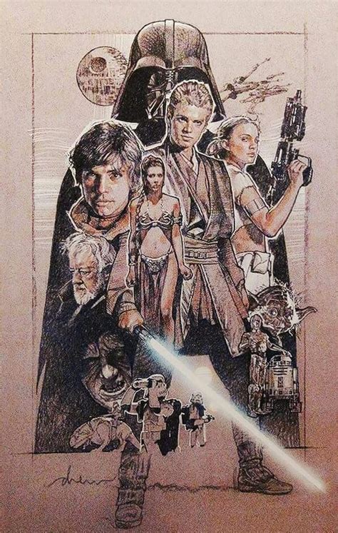 Awesome Designs Drew Struzan Star Wars Film Star Wars Poster Star