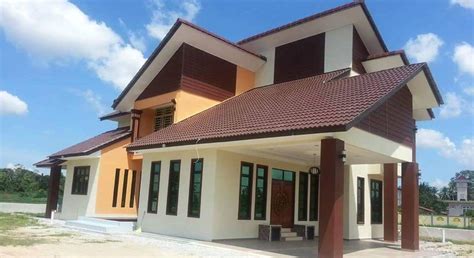 Kemasan dinding dalaman dgn skim coat. Contoh Model Rumah Terbaik Untuk Dibina Atas Tanah Sendiri ...