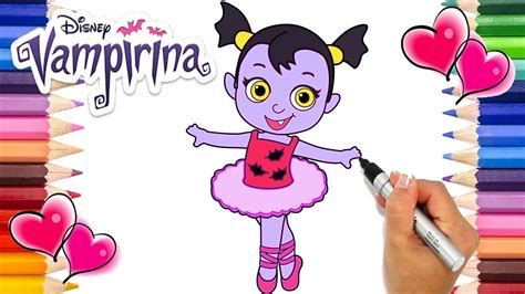 The best coloring game for vampirin characters. Baby Nosy Ballerina Vampirina Coloring Page | Vampirina ...