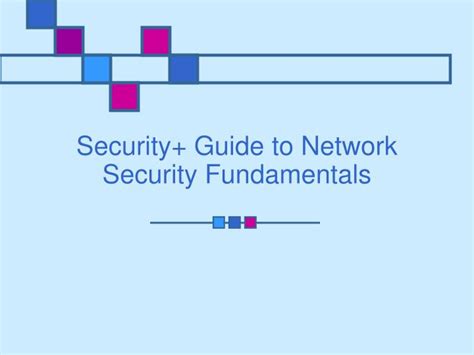 Ciampa also mentions in his book entitled network security fundamentals, that firewalls are divided into two categories based on their performance 2: PPT - Security+ Guide to Network Security Fundamentals PowerPoint Presentation - ID:459645