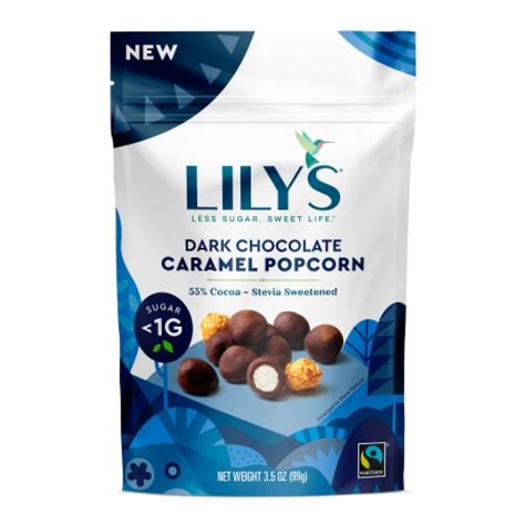 Lilys Sweets Dark Chocolate Covered Caramel Popcorn 35 Oz Kroger