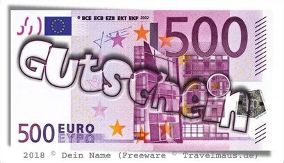 April bekommt man die banknote zum letzten mal. PDF-Euroscheine am PC ausfüllen und ausdrucken - Reisetagebuch der Travelmäuse
