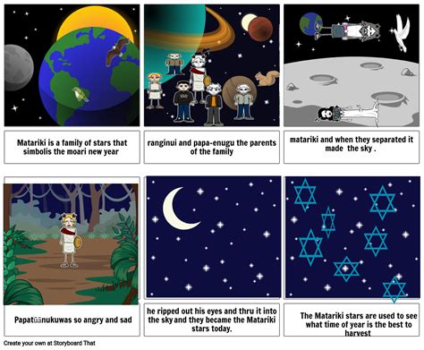 Matariki Story Storyboard By 71183788