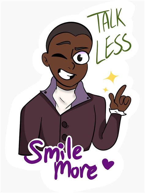 Aaron Burr Talk Less Smile More Sticker For Sale By Axolotlartist32