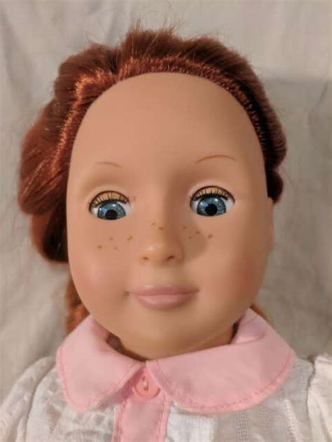 Battat Our Generation 18 Doll Thick Red Hair Blue Eyes Freckles