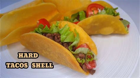 How To Make Hard Tacos Shell Homemade Tacos Shell Tacos Shell Recipe