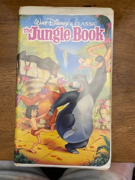 Disney The Jungle Book VHS 1991 Black Diamond Classic Edition Vintage