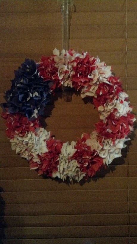 Th Of July Wreath Patriotic Crafts Patriotic Holidays Porch Decorating Decorating Ideas