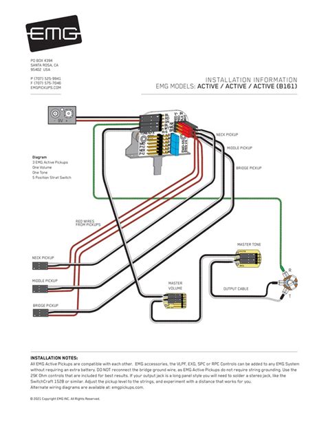 Emg Strat Wiring Diagram