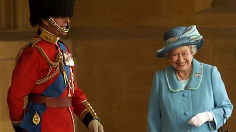 When The Queen Was Snapped Giggling At Prince Philip BBC News