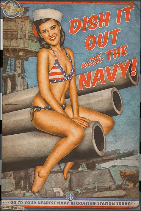 Propaganda Pinups Dish It Out With The Navy By Warbirdphotographer