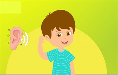 Pendengaran Gambar Telinga Kartun Indera Pendengaran Interactive