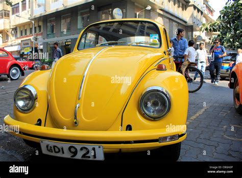 Volkswagen Beetle In Mumbai India Stock Photo Alamy