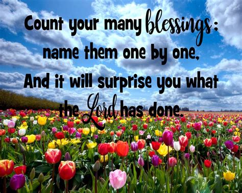 Count Your Many Blessings