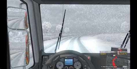 Realistic Winter Mod 130x Ets2 Euro Truck Simulator 2 Mods