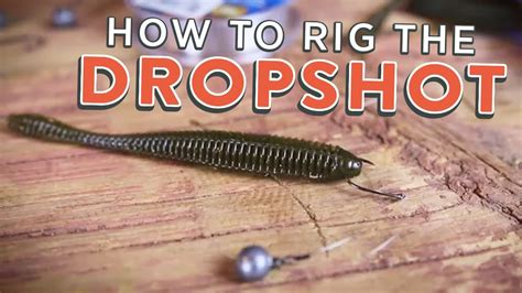 Drop Shot Rig How To Rig The Drop Shot Tutorial Youtube