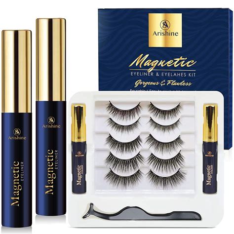 To create a smooth line, hold your you can also set it with a little bling, like stila's glitter & glow liquid eyeshadow in molten midnight ($24, sephora.com). 5 Pairs Reusable Magnetic Eyelashes and 2 Tubes of ...