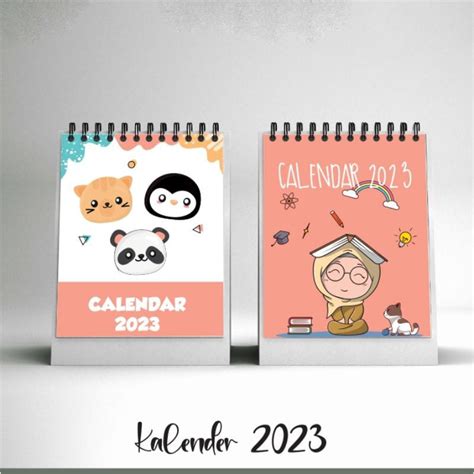 Jual Kalender Meja Aesthetic Unik 2023 Shopee Indonesia