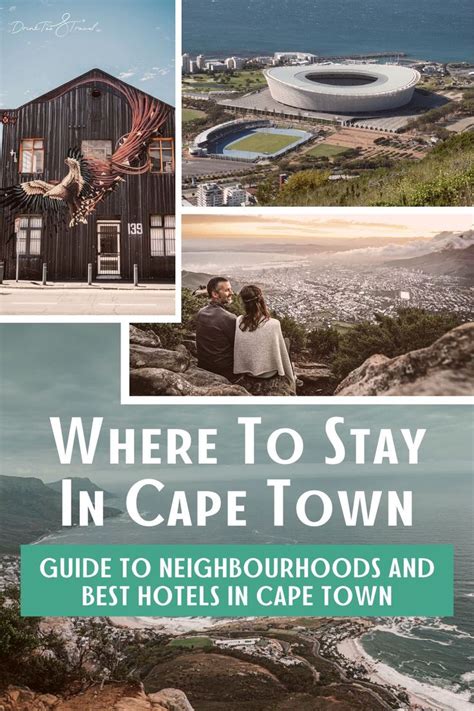 A Collage Of Photos With The Words Where To Stay In Cape Town Guide To