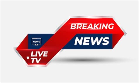 Premium Vector News Lower Third Banner And Breaking News Live