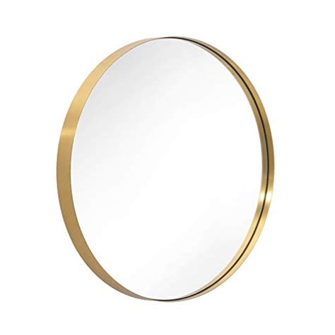 Andy Star 30 Gold Round Mirror For Bathroom Circle Wall Mirror