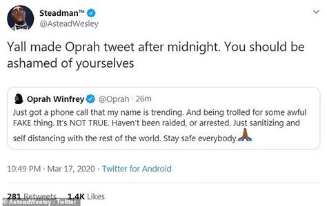 Oprah Winfrey Debunks Fake News That She Has Been Arrested For Sex Trafficking Express Digest