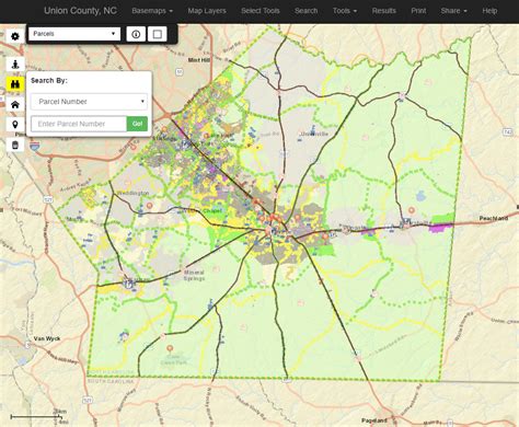 GIS Mapping Union County NC