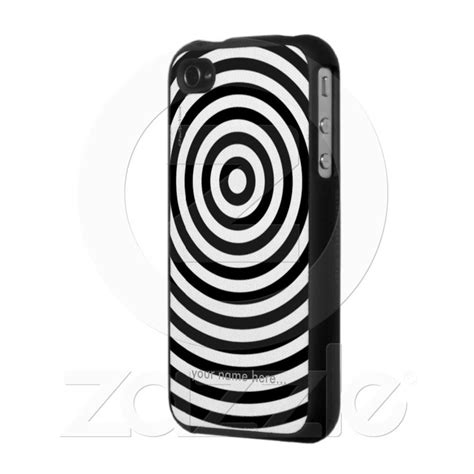 Optical Black And White Iphone4 Case From Black And White