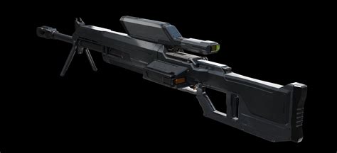 Artstation Futuristic Bolt Action Sniper Rifle