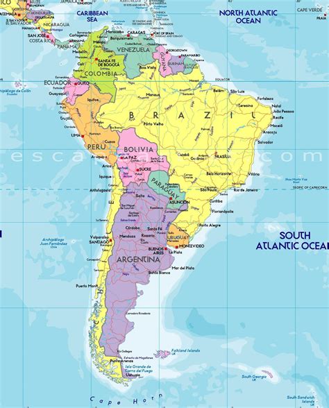 Mapa De Sudamerica Sudamerica South America Map Images