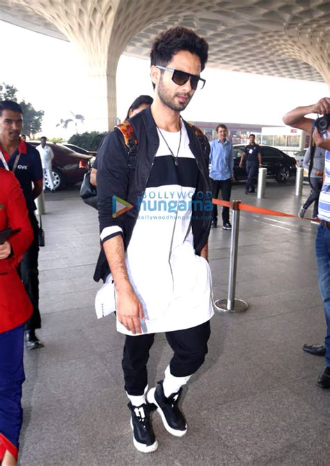 shahid kapoor bhumi pednekar sushant singh rajput and others snapped at the airport shahid