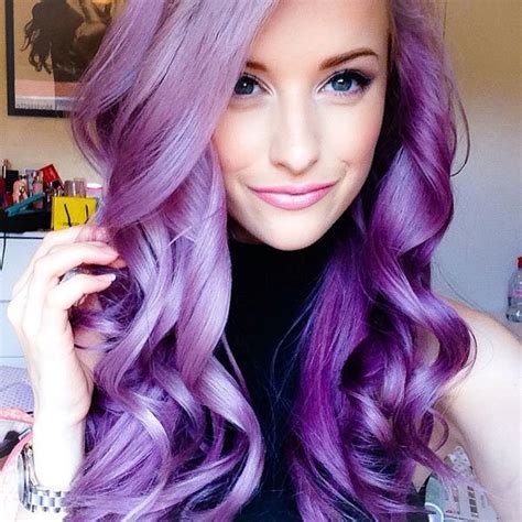 Purple Hair Styles Musely