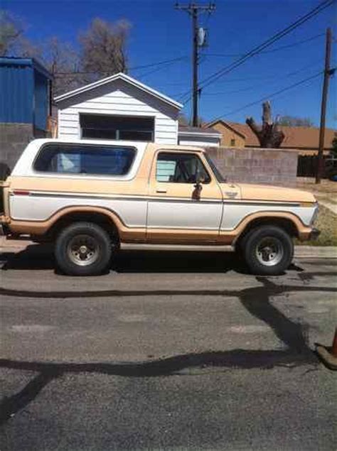 Buy Used 1978 Ford Bronco Ranger Xlt 4x4 In Amarillo Texas United States