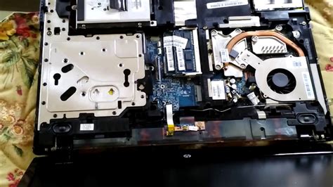 how to clean hp probook 4520s laptop fan youtube