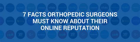 7 Facts Orthopedic Surgeons Must Know About Their Online Reputation