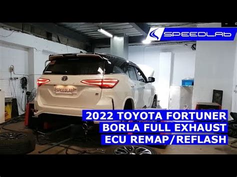 Toyota Fortuner 2 4L 2 8L Ecu Remap Reflash Tuning Borla Full Exhaust