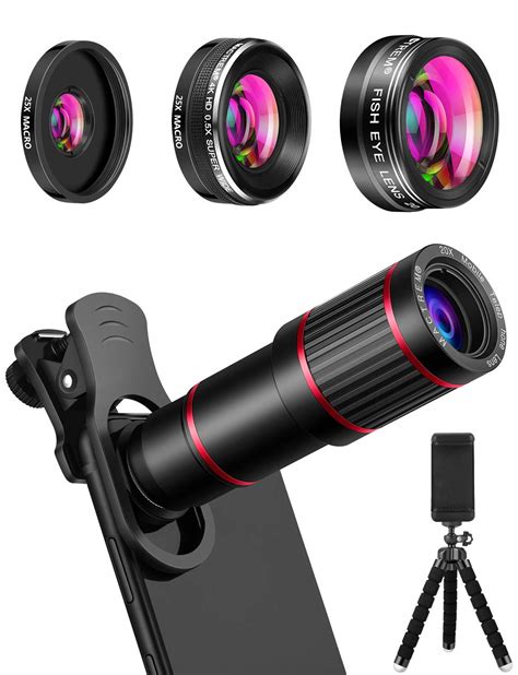 Mactrem Phone Camera Lens Phone Lens Kit 9 In 1 20x Uk