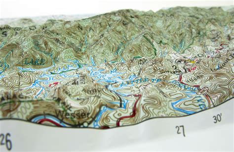 Great Smoky Mountains National Park Raised Relief 3d Map